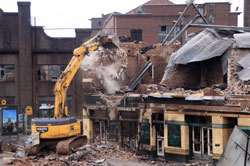 White Bay Hotel Demolition