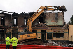 White Bay Hotel Demolition