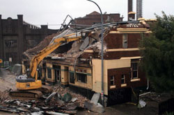 White Bay Hotel Demolition